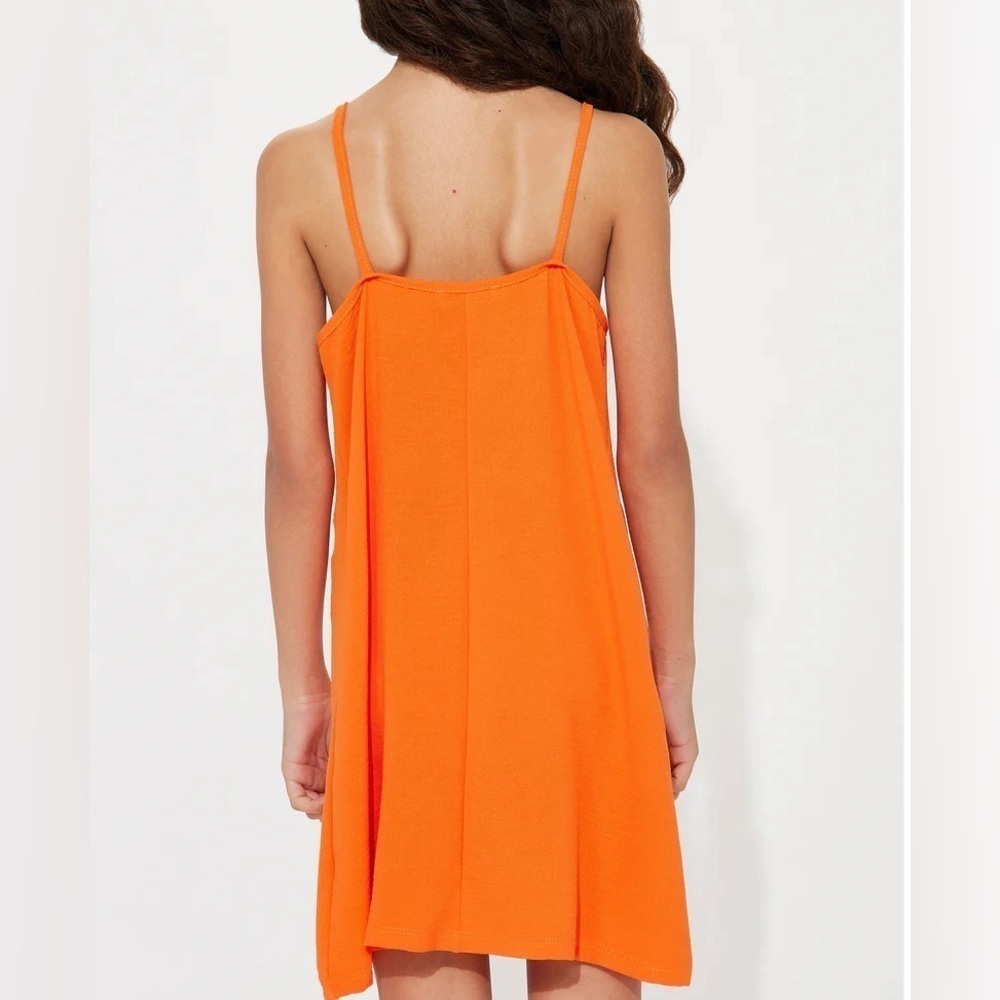 Fashion Nova Mini The Perfect Sun Dress - Orange ( 14/16) - Picture 2 of 4
